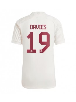 Bayern Munich Alphonso Davies #19 Ausweichtrikot 2023-24 Kurzarm